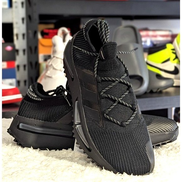 Adidas Originals NMD_S1 FZ6381 Triple Black, Core Black Grey Men's. Size 11